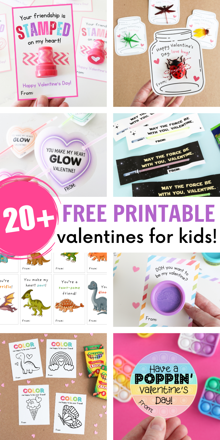 free printable valentines for kids