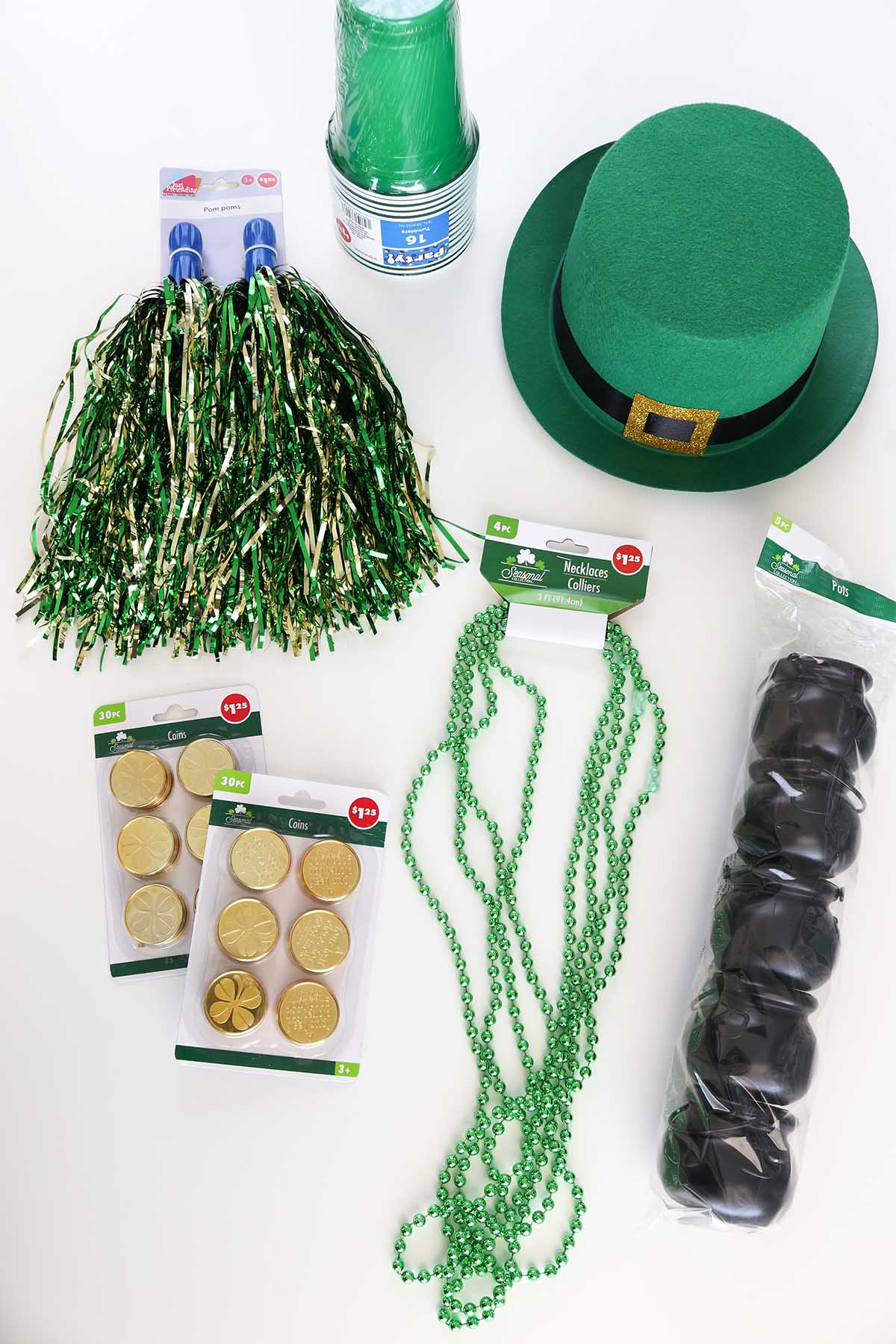 diy leprechaun trap supplies from Dollar Tree