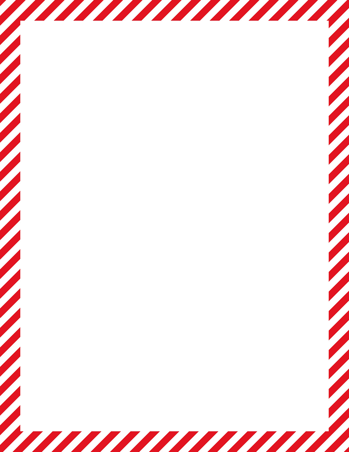 free printable christmas candy cane border paper